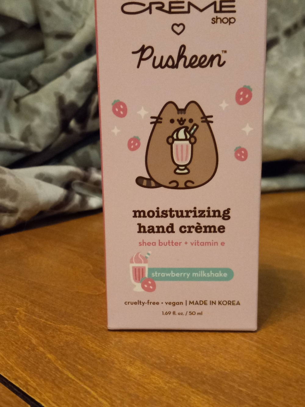 Pusheen Strawberry Milkshake Moisturizing Hand Crème — Pink